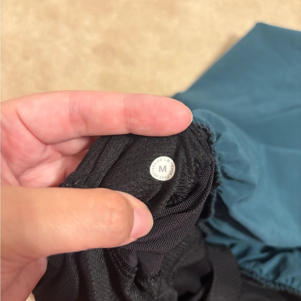 lululemon athletica Men's Deep Teal Athletic Shorts - Picture 4 of 7